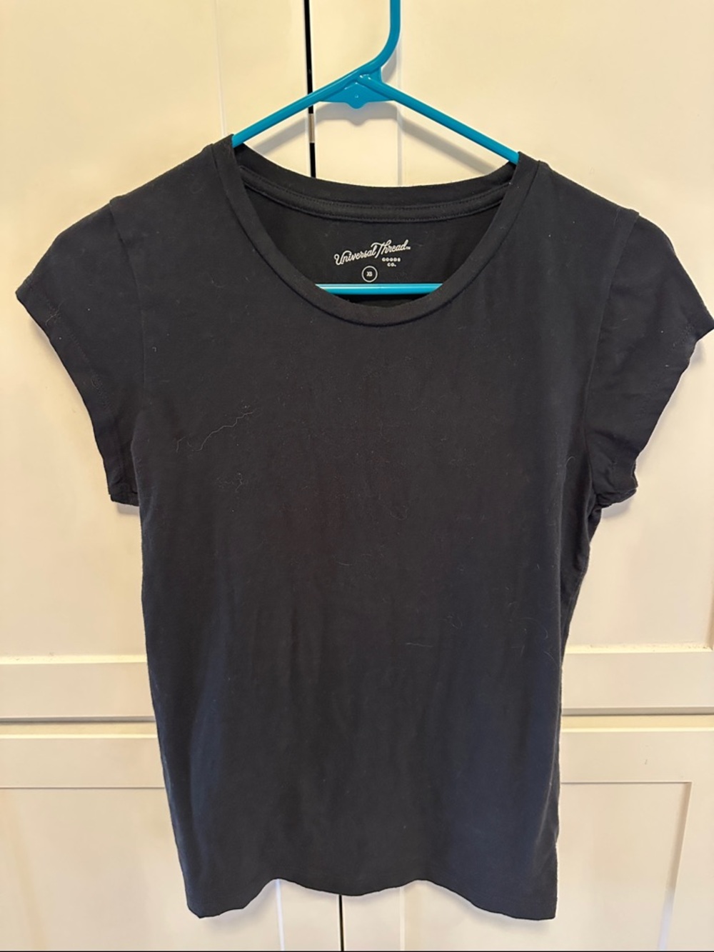 Universal Thread Black Short Sleeve Crewneck Tee